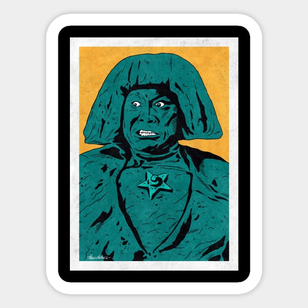 THE GOLEM (Pop Art) Sticker by Famous Weirdos